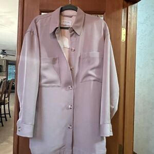 Aritzia - size M - blush pink - shacket - Babaton. NWOT